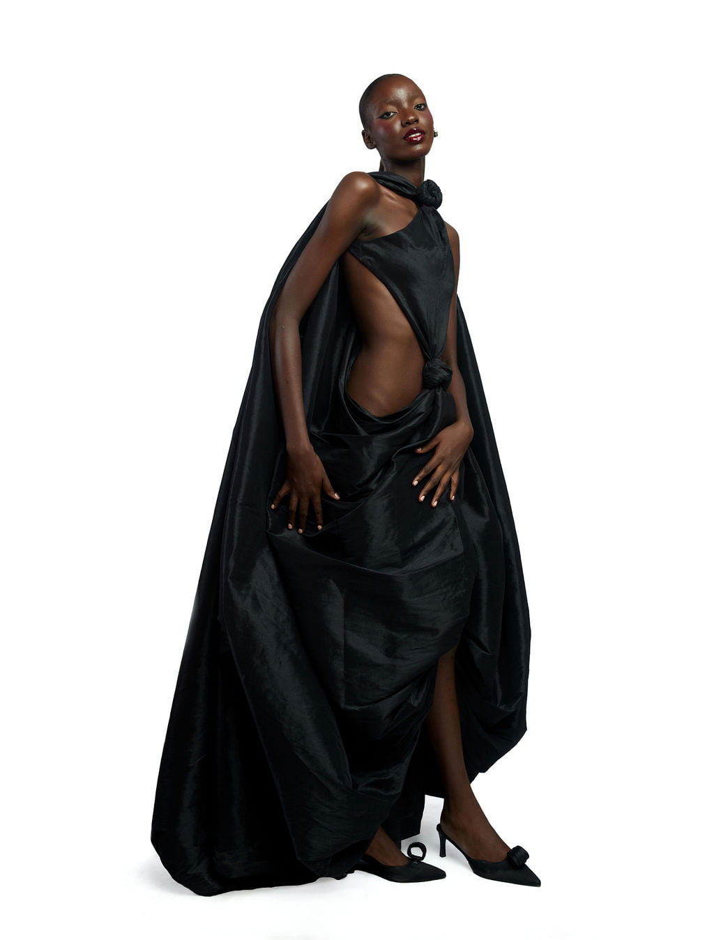 fruch-bourgeois-dress-taftkleid-mit-knoten-taftr-cken image 5