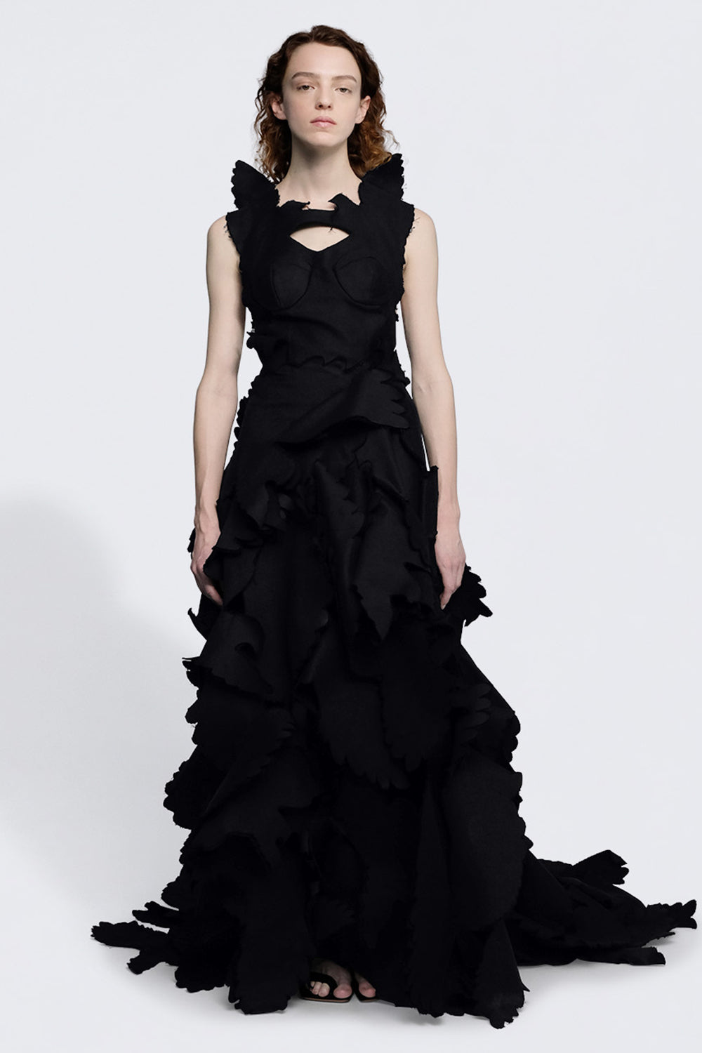 esther-perbandt-bird-big-kleid-schwarz-baumwolle-rmellos image 1