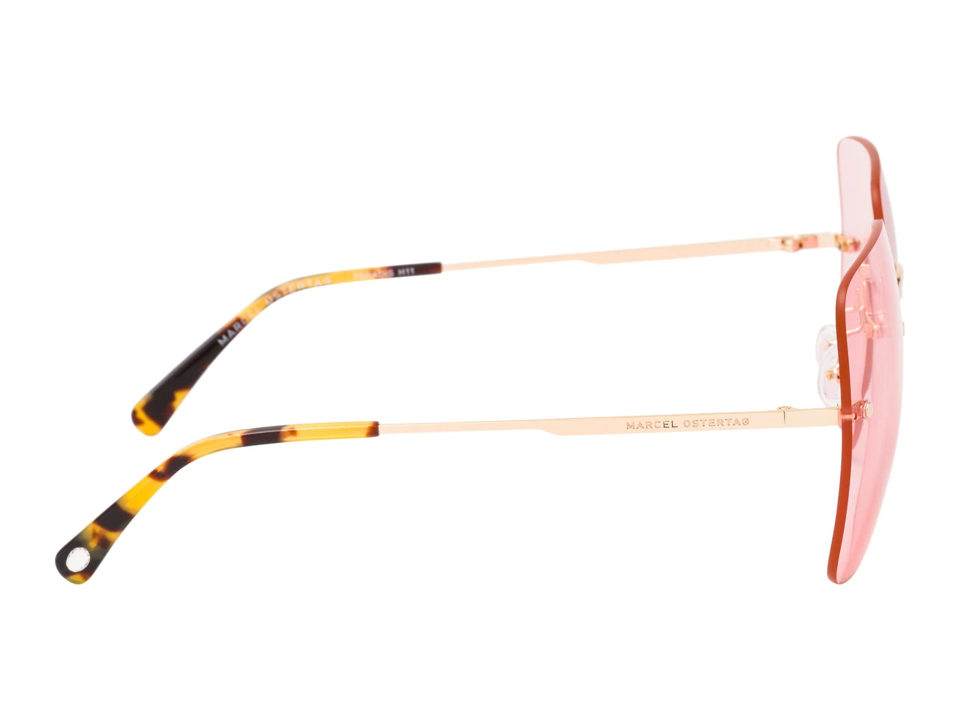 marcel-ostertag-paradis-h11-sonnenbrille-gold-rosa-randlos image 3