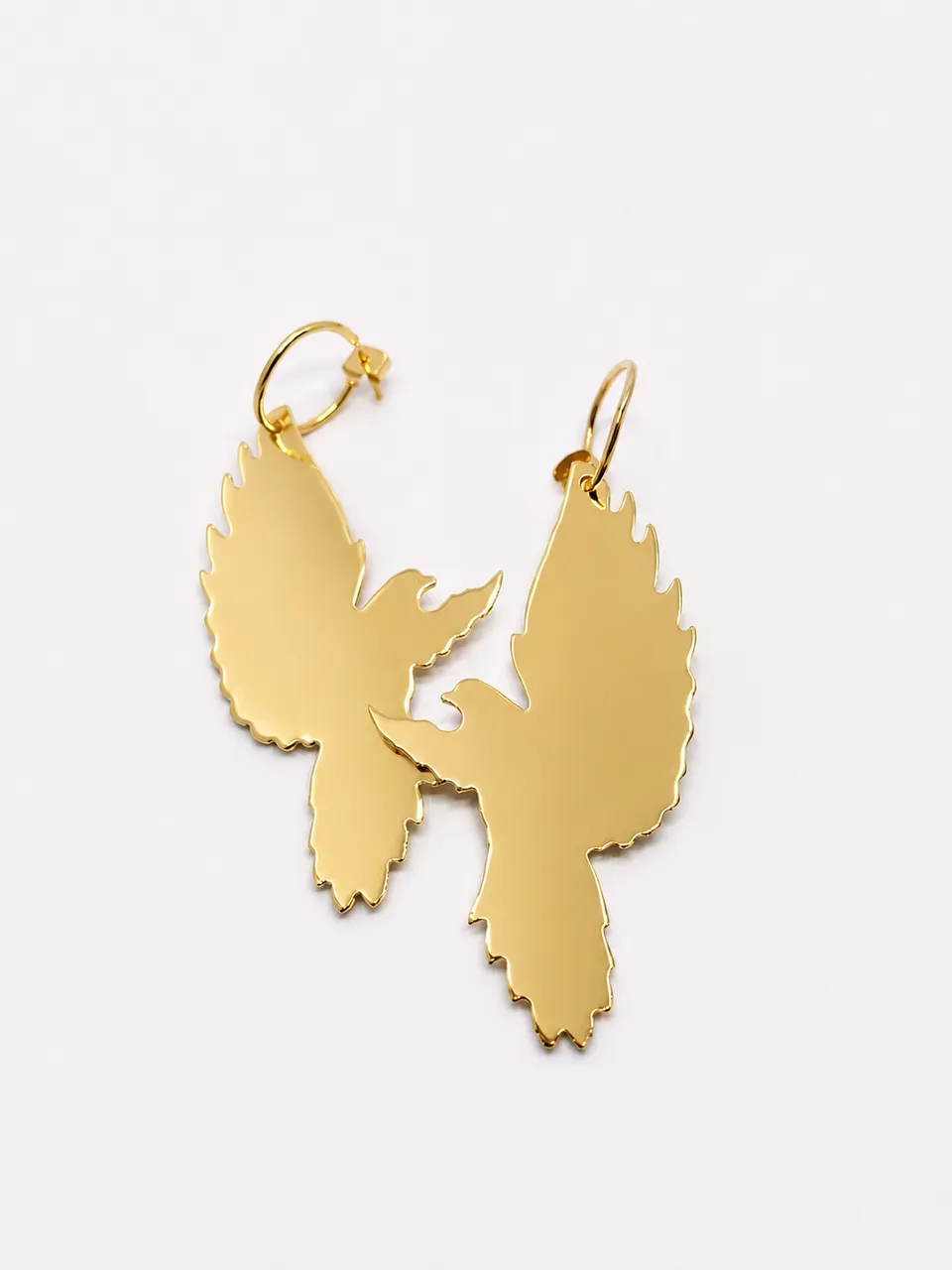 esther-perbandt-bird-ohrringe-gold-paar-7-cm image 1
