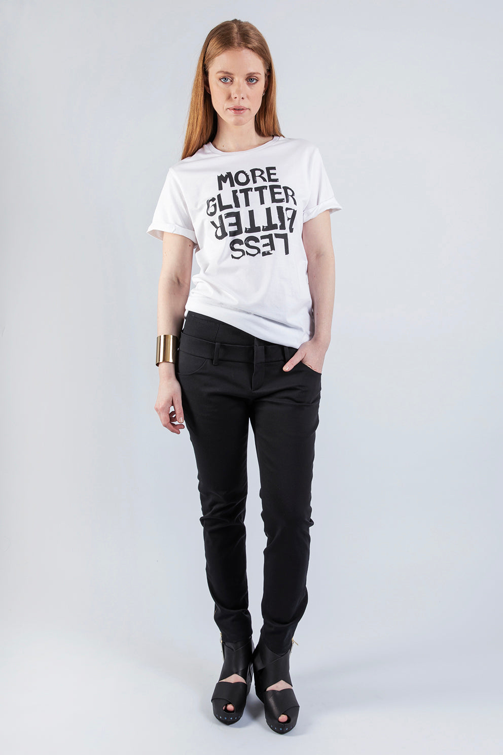 esther-perbandt-more-glitter-less-bitter-t-shirt-damen-wei-bio image 4