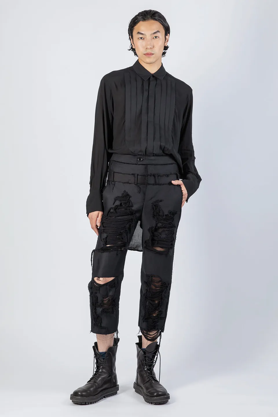 esther-perbandt-jaybo-ripped-jeans-herren-schwarz-baumwolle image 1