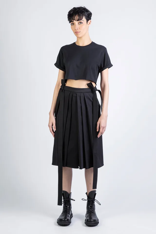esther-perbandt-martial-art-hose-schwarz-weit-bindebund image 1