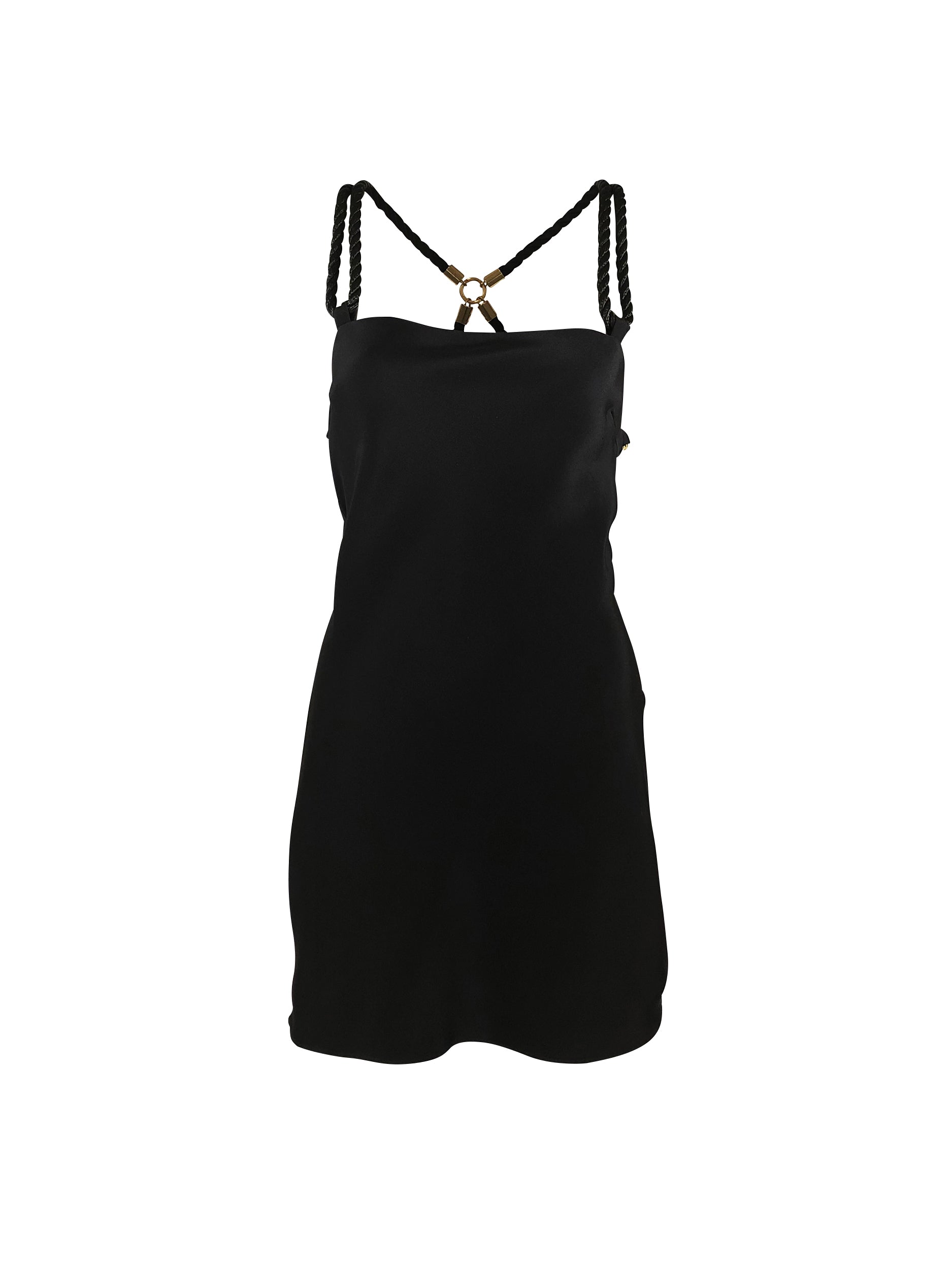 esther-perbandt-rope-kleid-damen-schwarz-seide-kurz image 6