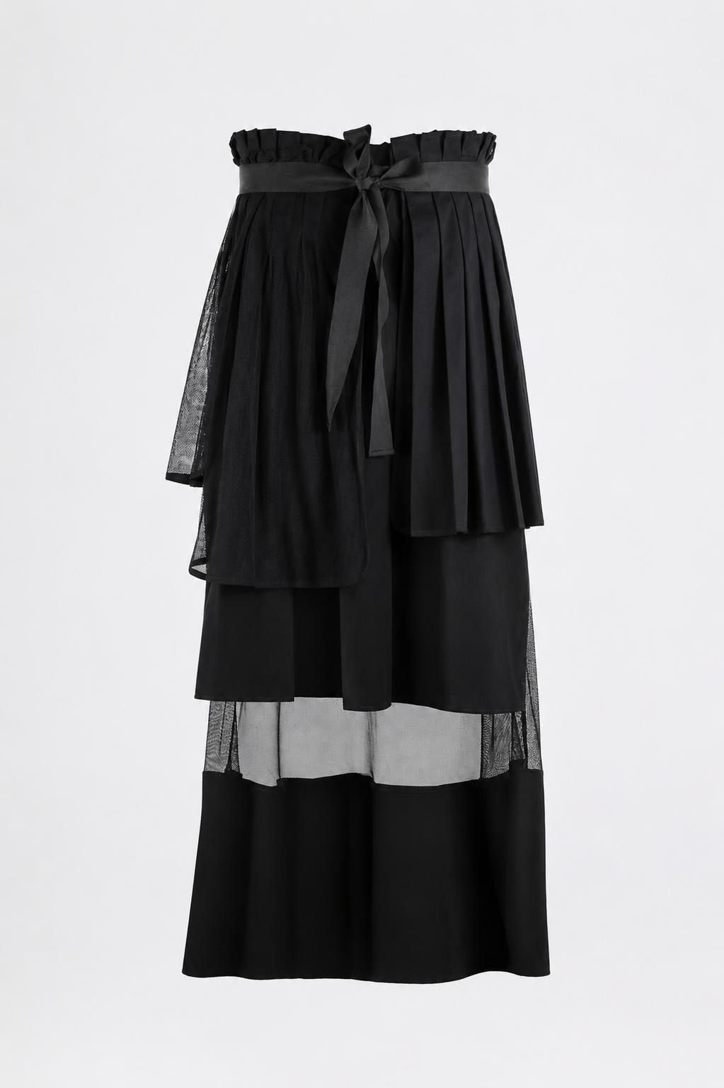 esther-perbandt-mesh-rock-herren-schwarz-asymmetrisch image 2