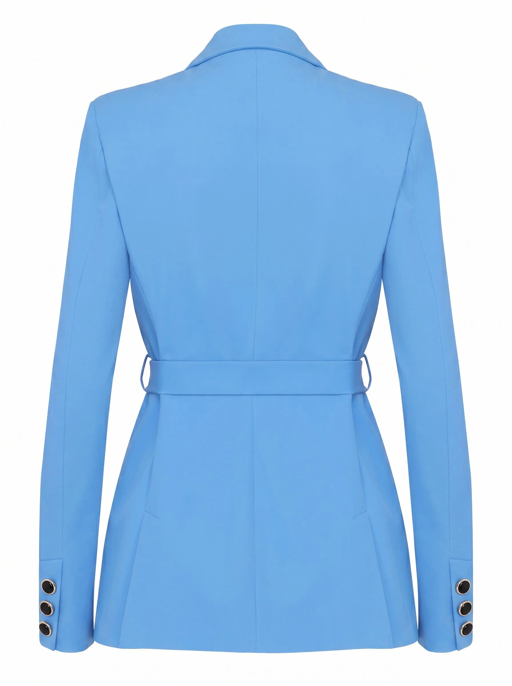 marcel-ostertag-blazer-hellblau-baumwolle-mit-g-rtel image 2