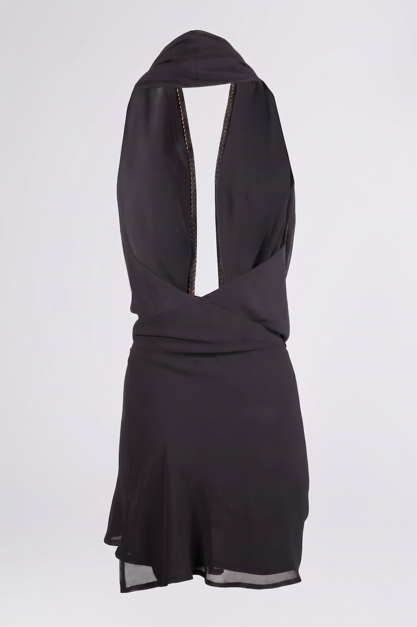 esther-perbandt-saturn-chain-short-kleid-schwarz-neckholder image 6