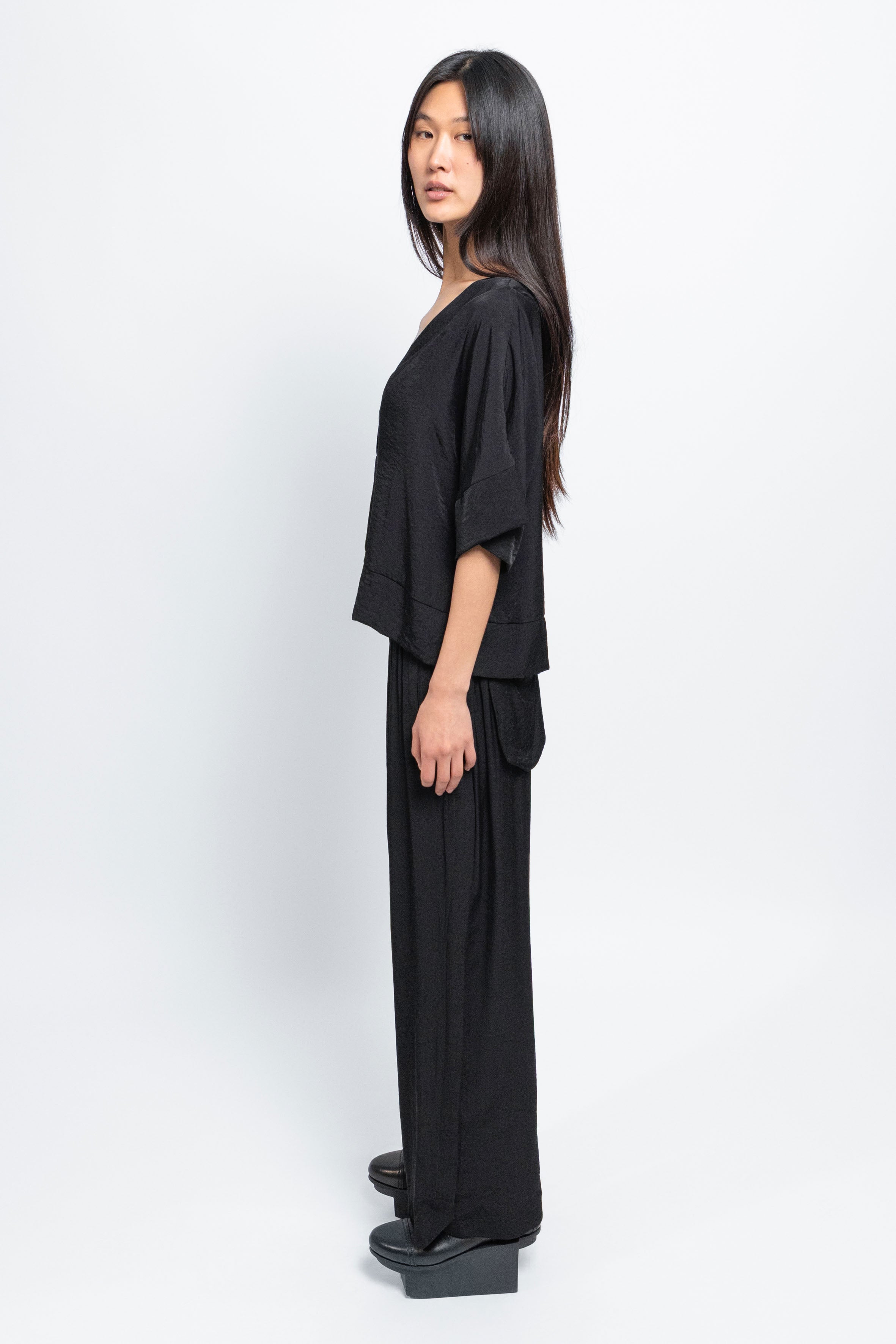 esther-perbandt-atelier-long-hose-damen-schwarz-weit-viskose image 7