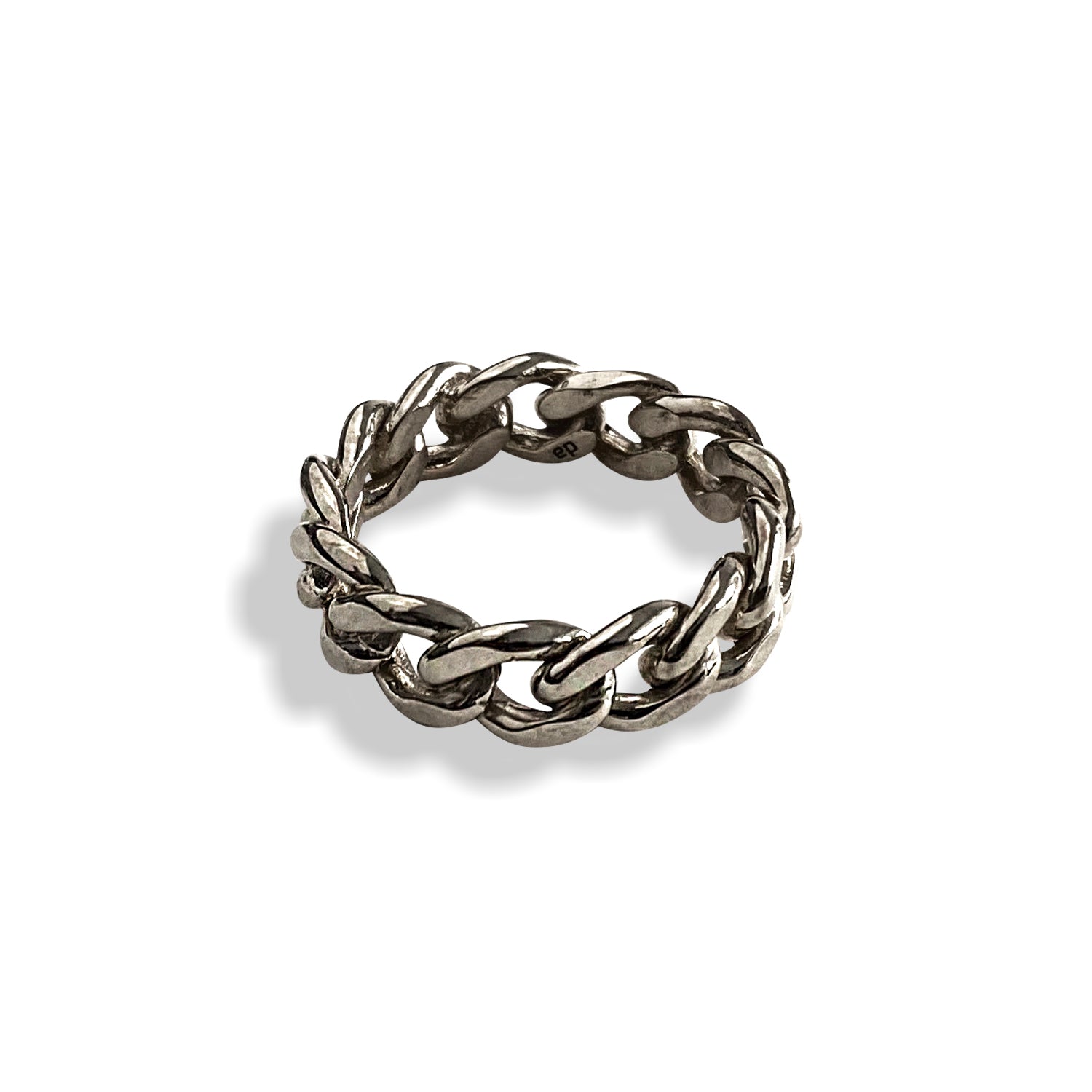 esther-perbandt-tank-chain-fine-ring-gunmetal-edelstahl image 4