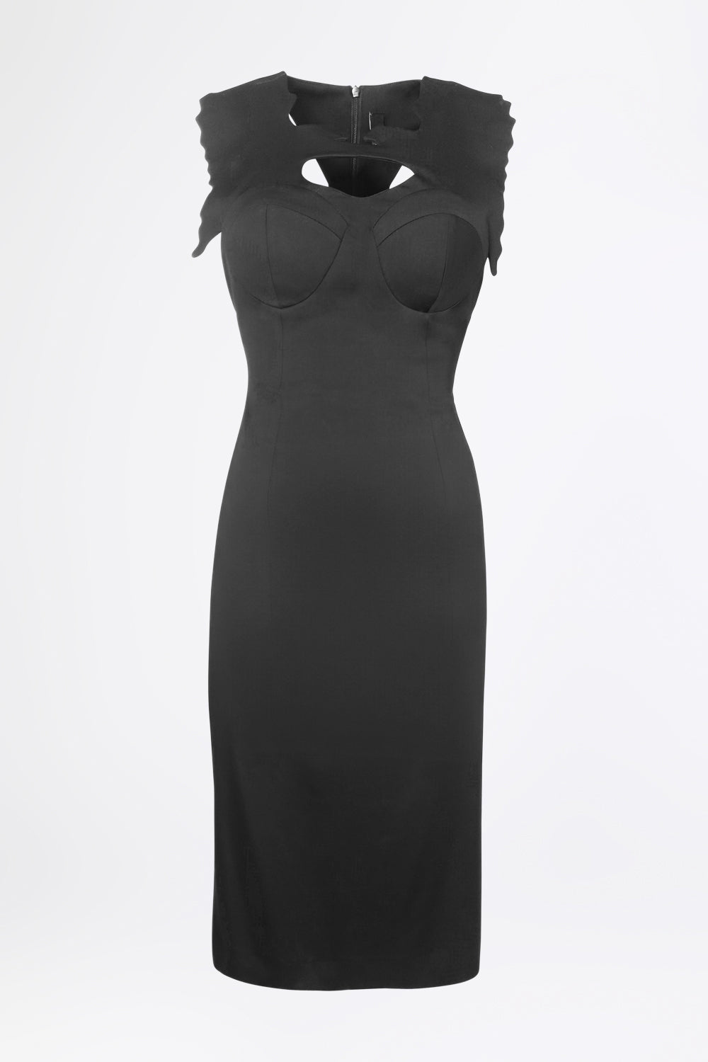 esther-perbandt-bird-kleid-schwarz-eng-viskose image 2
