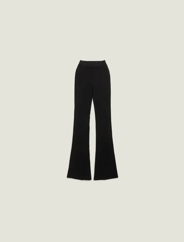 ioannes-elevated-leggings-damenhose-gerippt-ausgestellt image 1