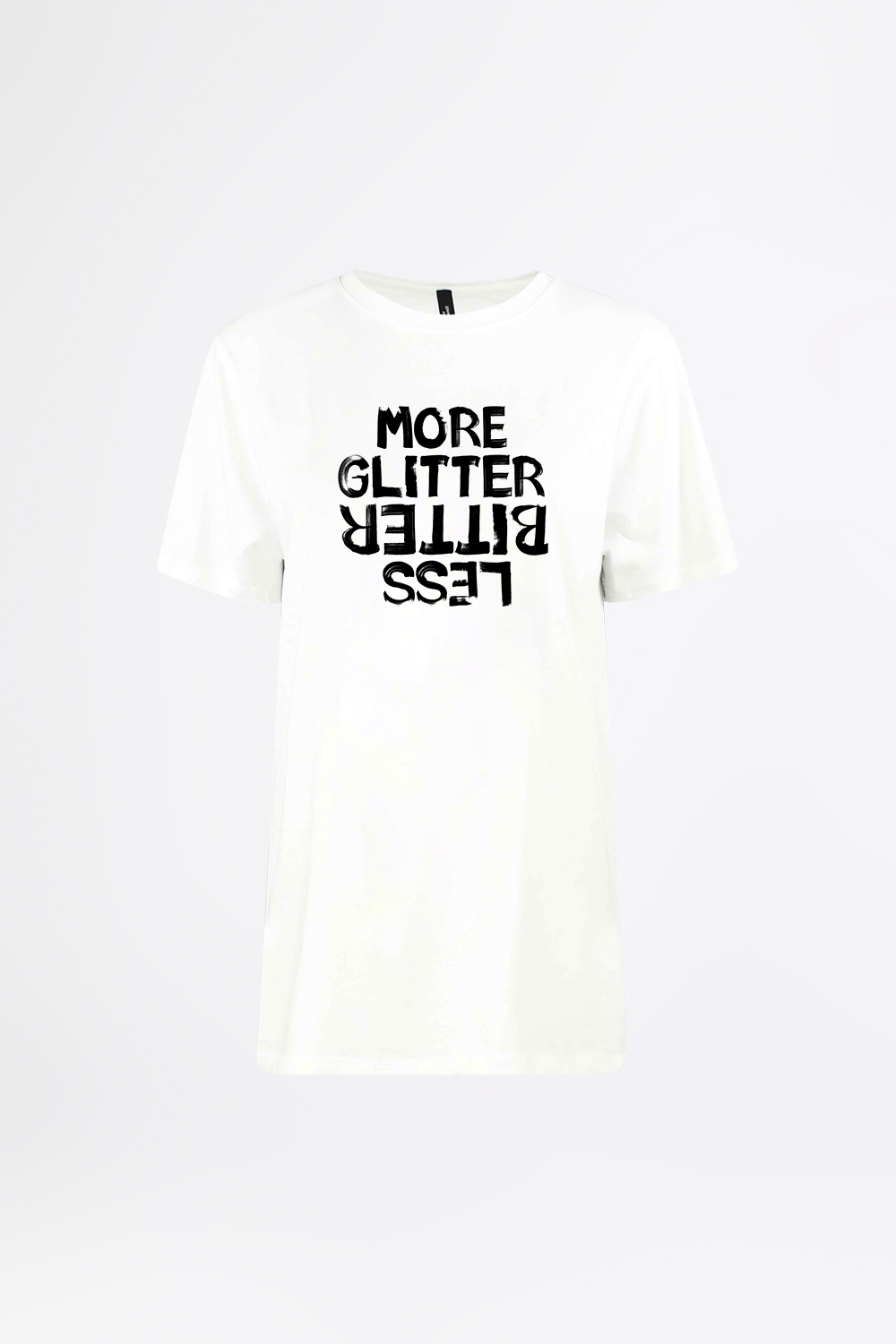 esther-perbandt-more-glitter-t-shirt-herren-wei-bio-baumwolle image 1