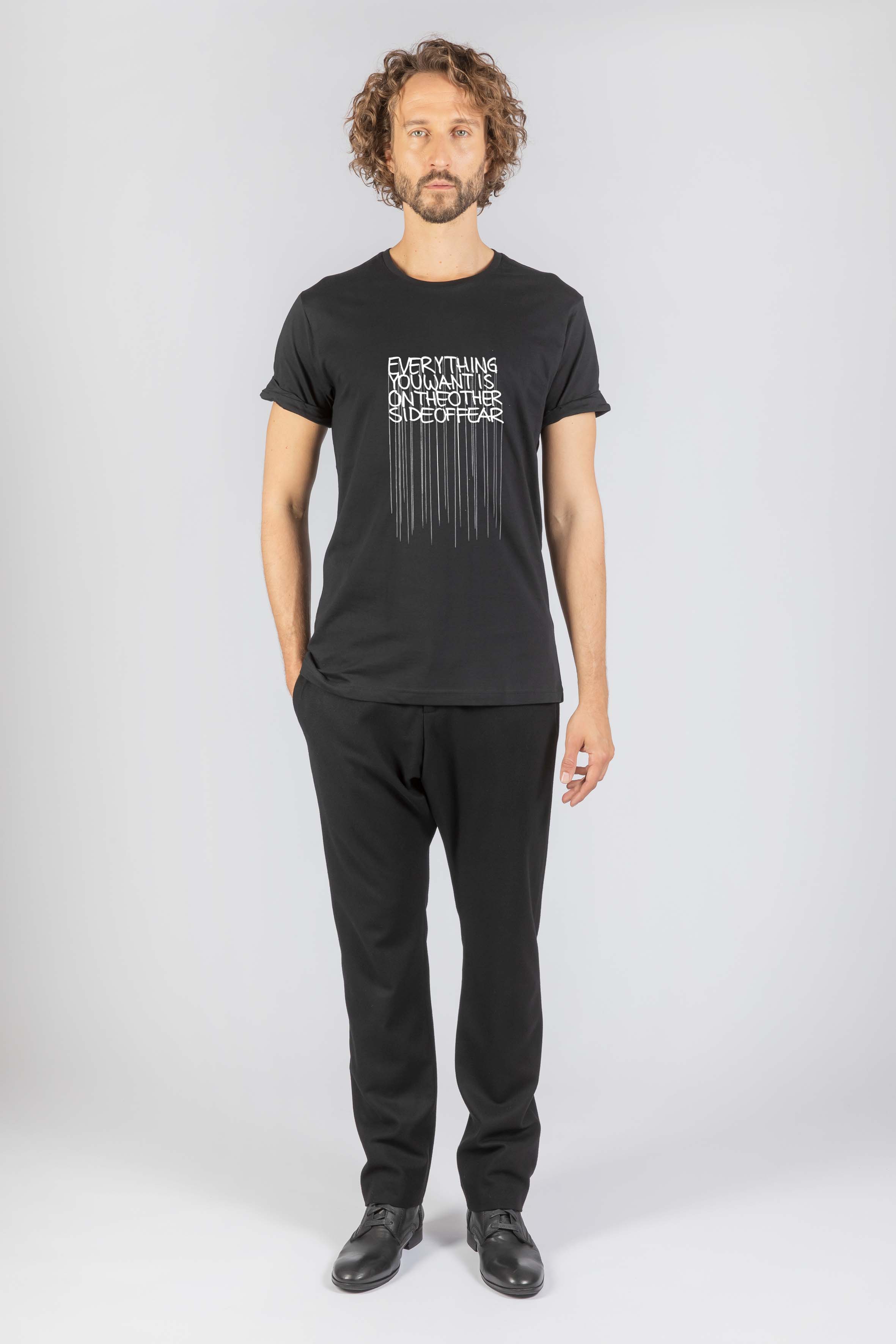 esther-perbandt-other-side-of-fear-t-shirt-herren-schwarz-bio image 2