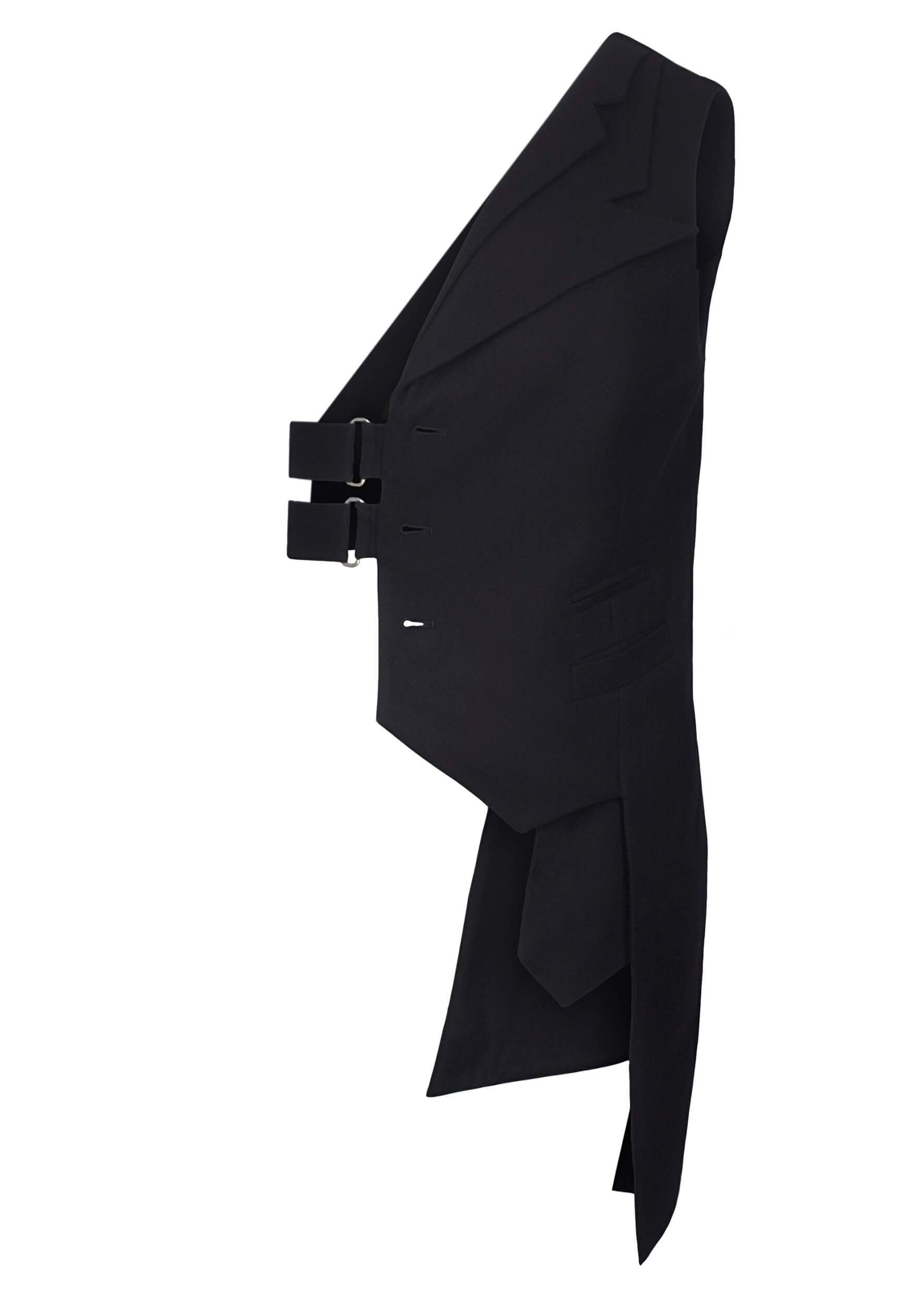 esther-perbandt-half-fin-weste-schwarz-wolle-kaschmir image 6
