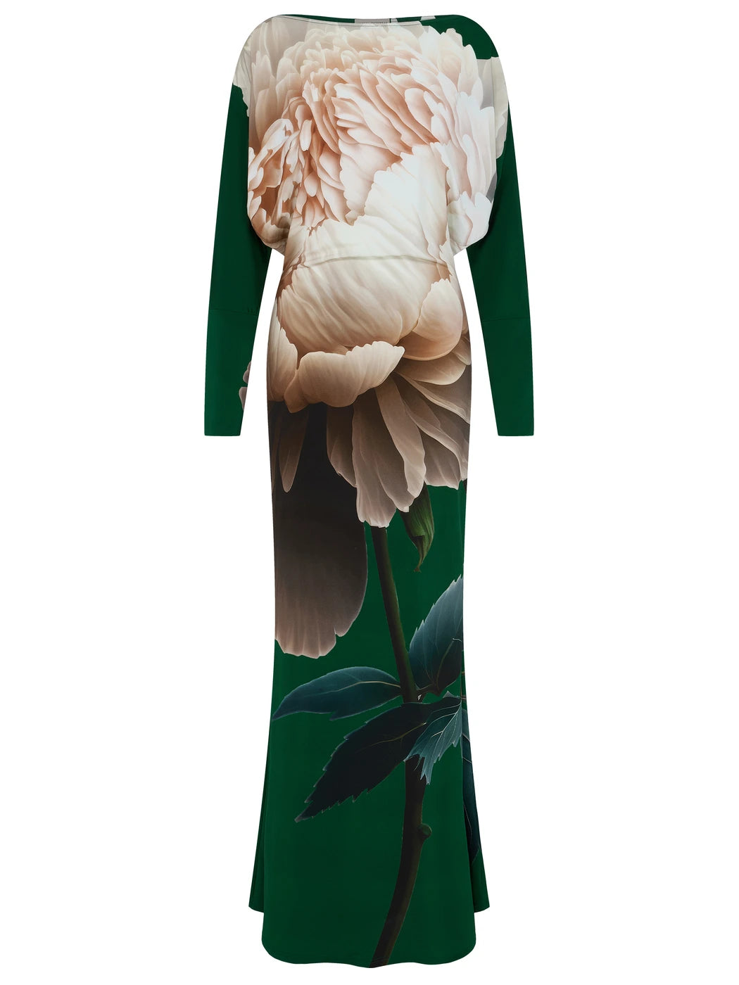 marcel-ostertag-dancing-flowers-stretchkleid-gr-n-maxi image 1