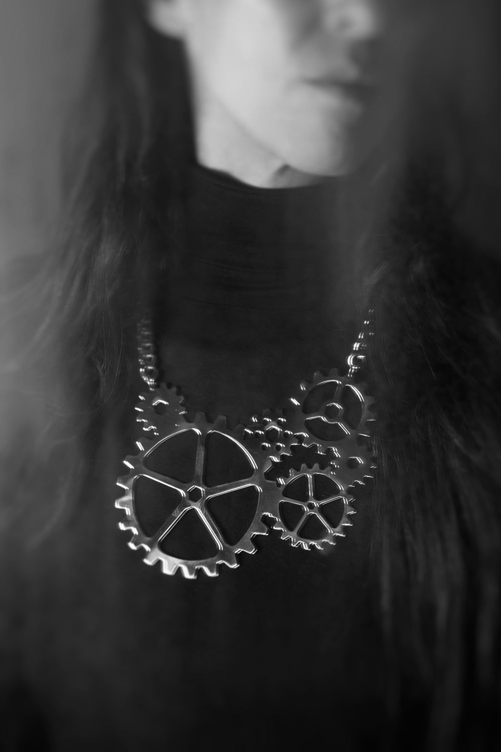 esther-perbandt-gearwheel-queen-kette-silber-halskette-39cm image 4