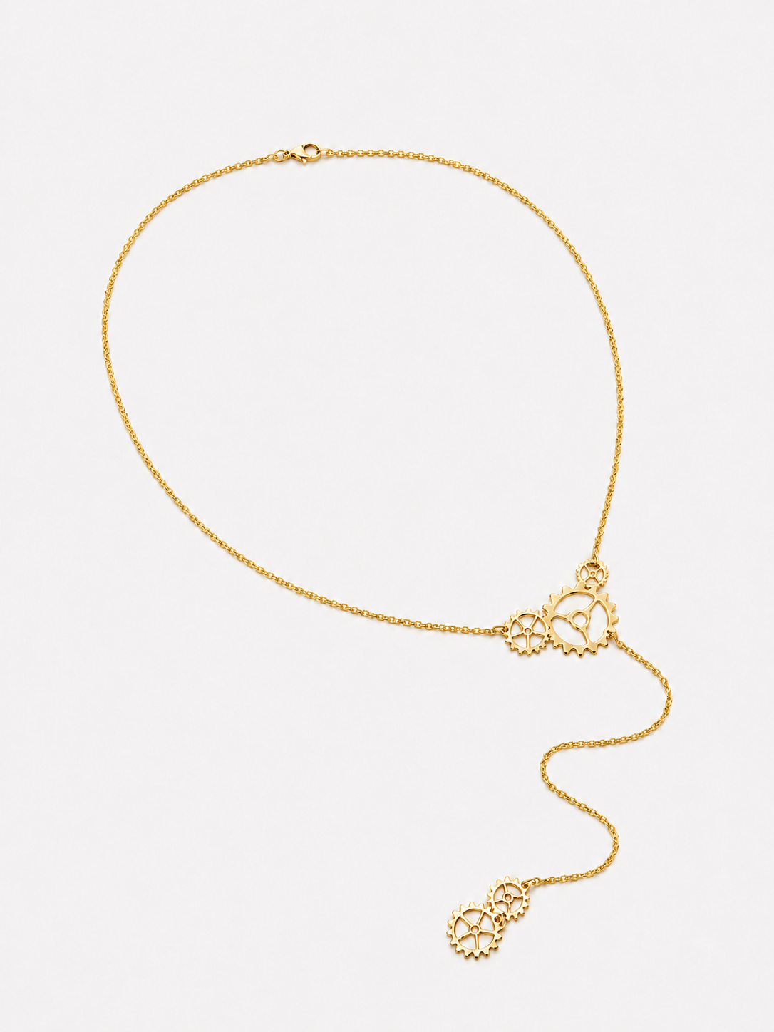 esther-perbandt-gearwheel-halskette-gold-lang-doppelt-messing image 5