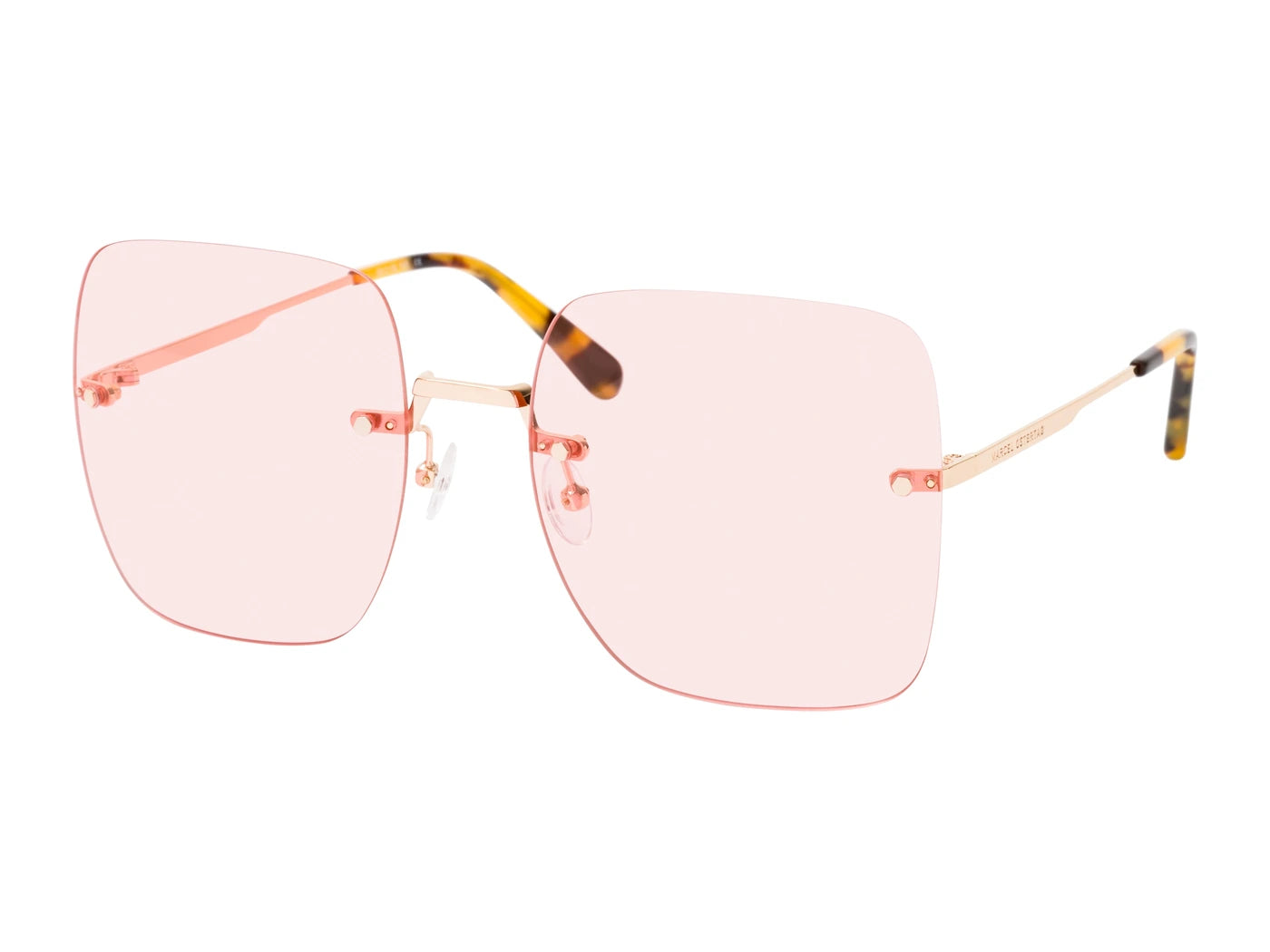 marcel-ostertag-paradis-h11-sonnenbrille-gold-rosa-randlos image 2